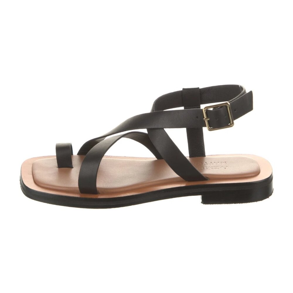 A EMERY X Matteau Spargi leather sandals, black, size 35 - Picture 2 of 6